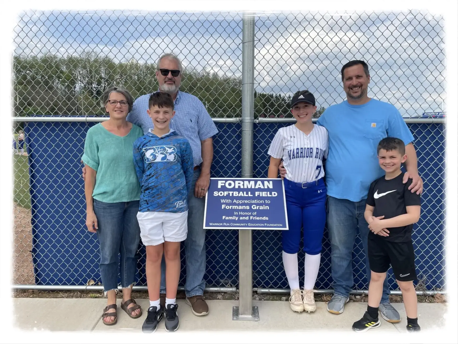 Carl Forman and family