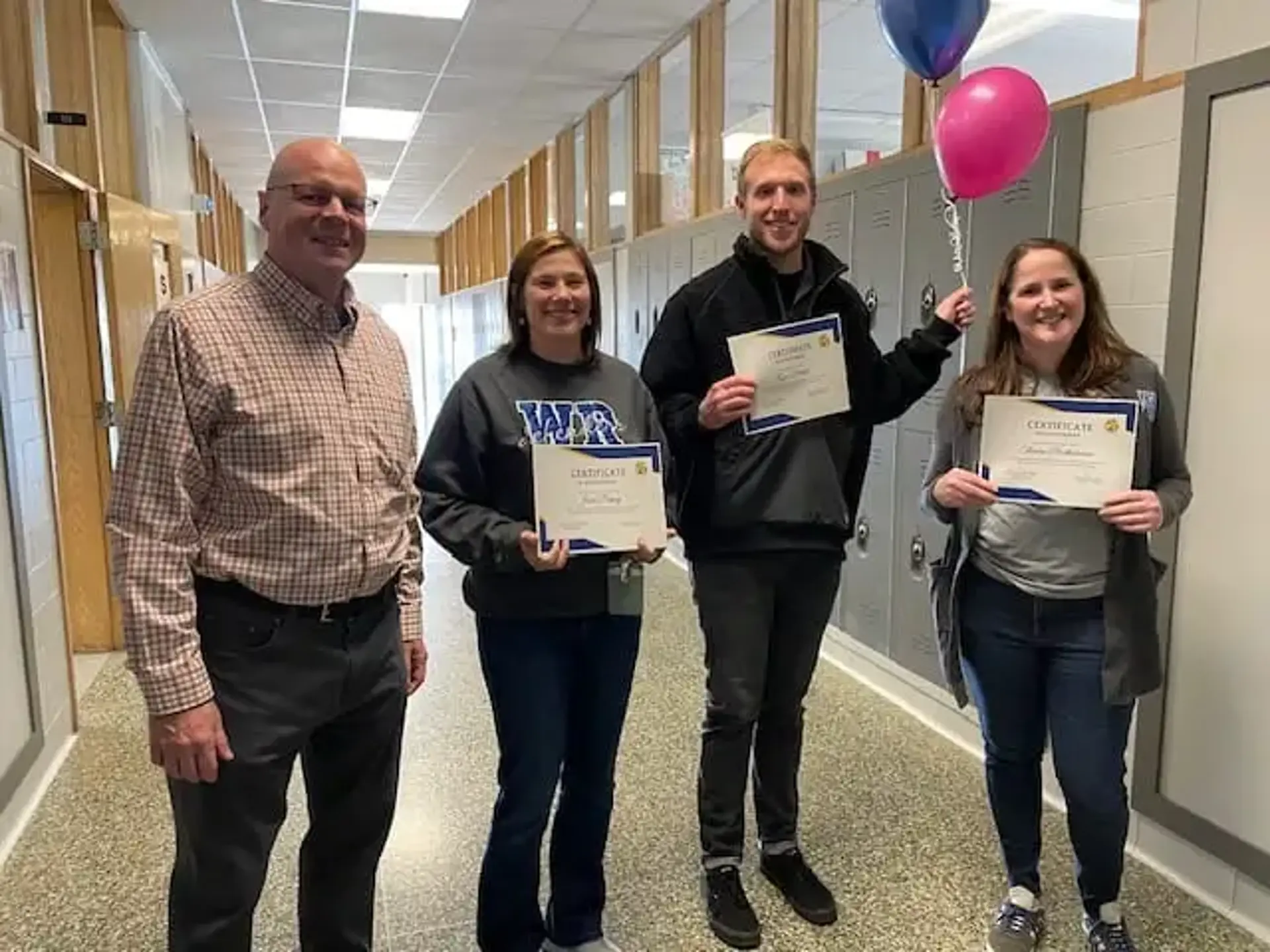 Jessie Delany, Ryan Pelletier, and Theresa Bartholomew